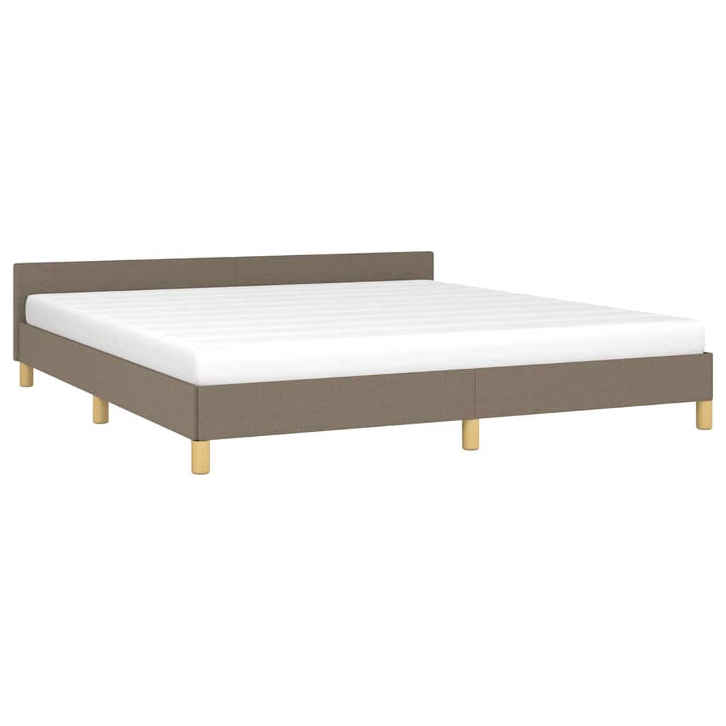Giroletto senza Materasso Tortora 180x200 cm in Tessuto