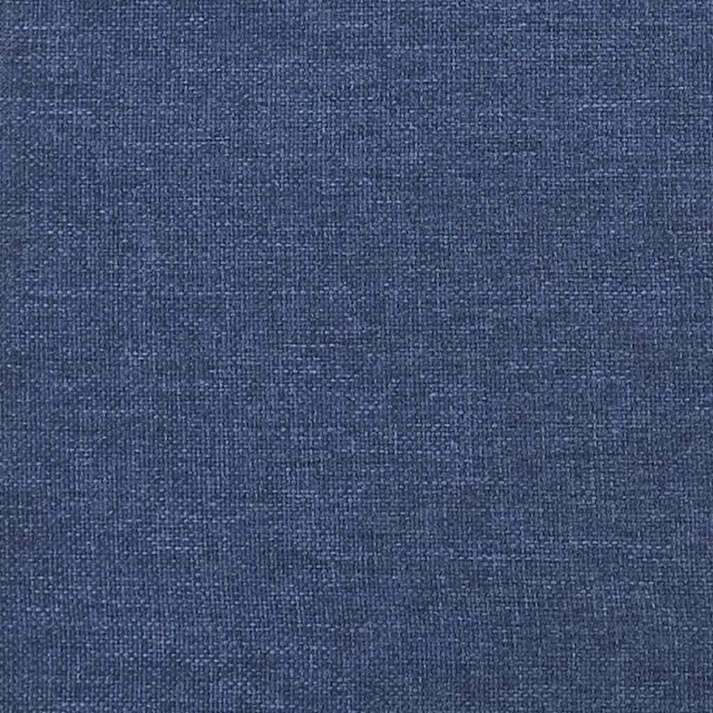 Giroletto con Testiera senza Materasso Blu 180x200 cm Tessuto