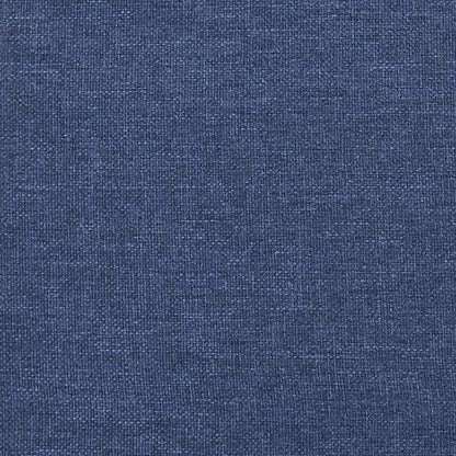 Giroletto con Testiera senza Materasso Blu 180x200 cm Tessuto