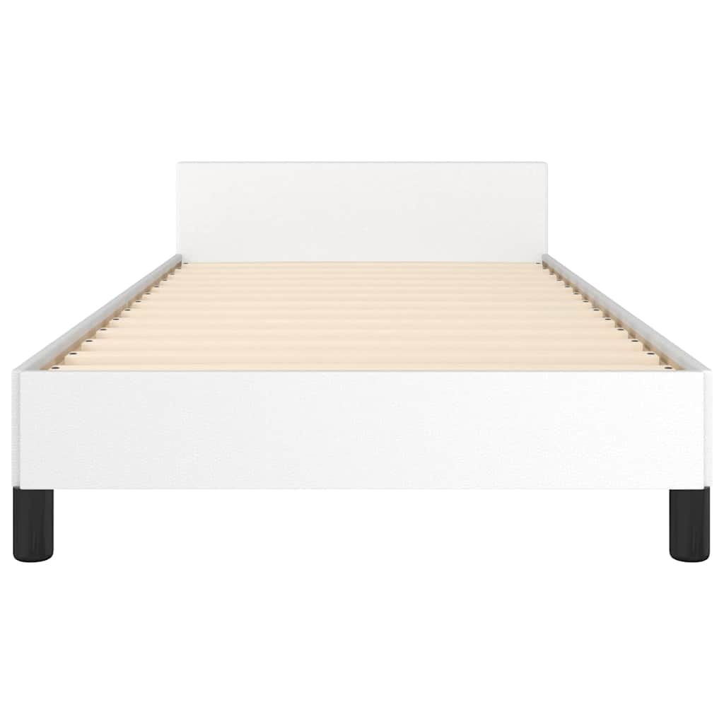 Giroletto con Testiera senza Materasso Bianco 80x200 cm