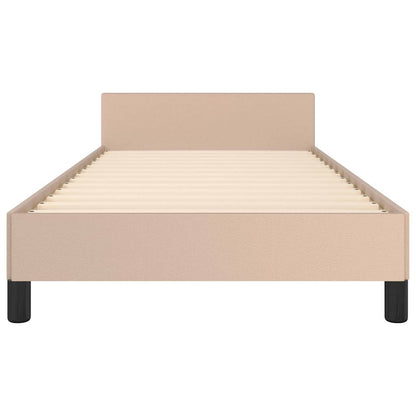 Giroletto con Testiera senza Materasso Cappuccino 80x200 cm
