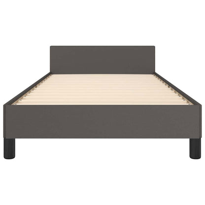 Giroletto con Testiera senza Materasso Grigio 90x190 cm | homemem39