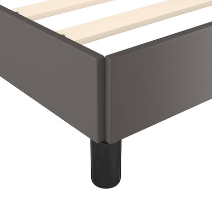 Giroletto con Testiera senza Materasso Grigio 100x200 cm