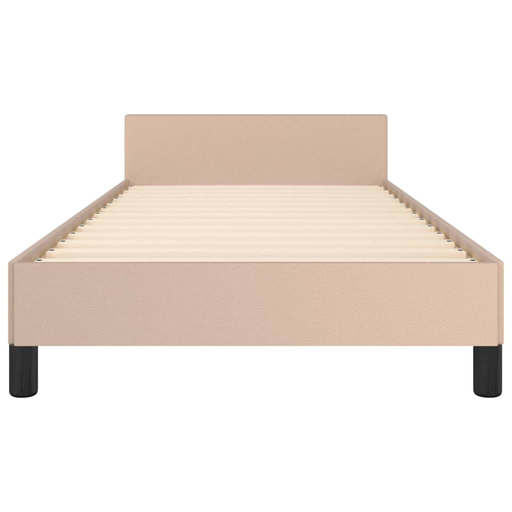 Giroletto con Testiera senza Materasso Cappuccino 100x200 cm