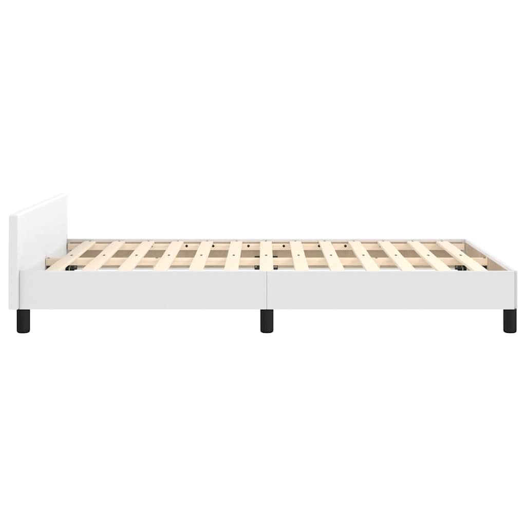 Giroletto con Testiera senza Materasso Bianco 120x200 cm