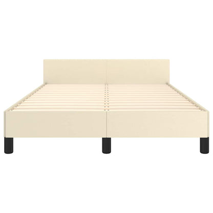 Giroletto con Testiera senza Materasso Crema 120x200 cm