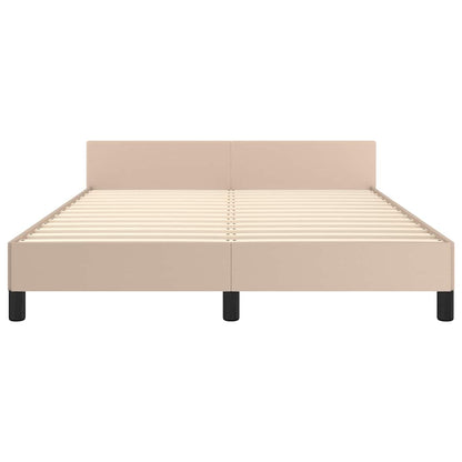 Giroletto con Testiera senza Materasso Cappuccino 140x190 cm