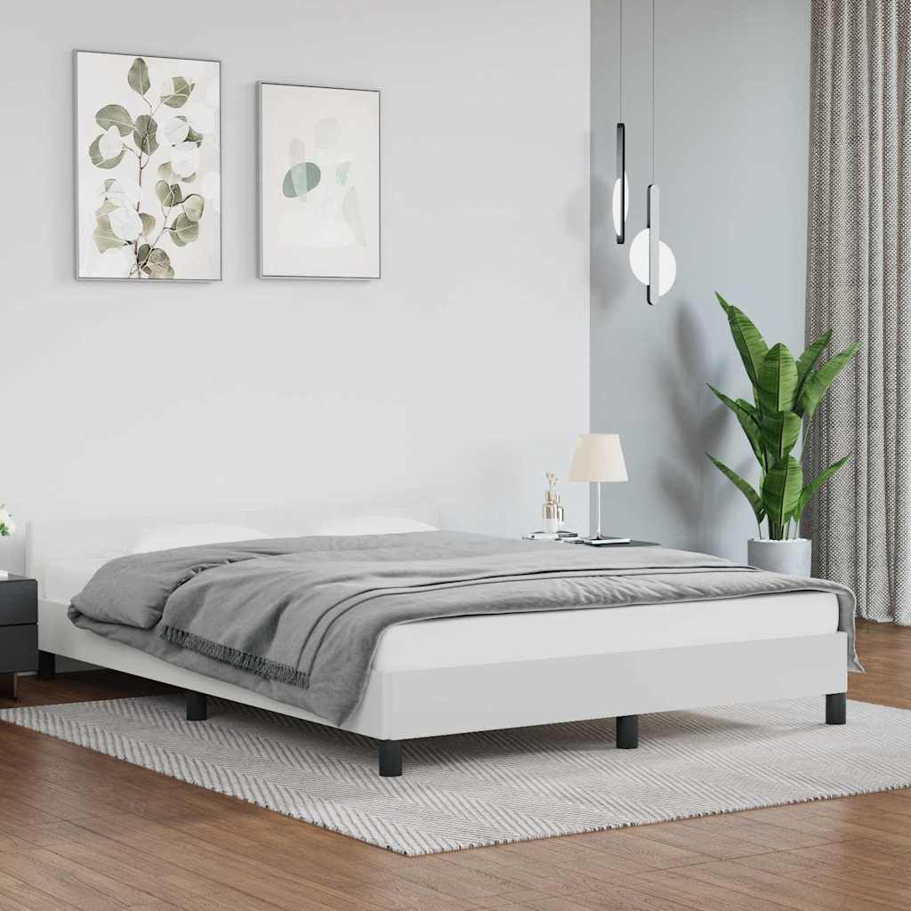 Giroletto con Testiera senza Materasso Bianco 140x200 cm
