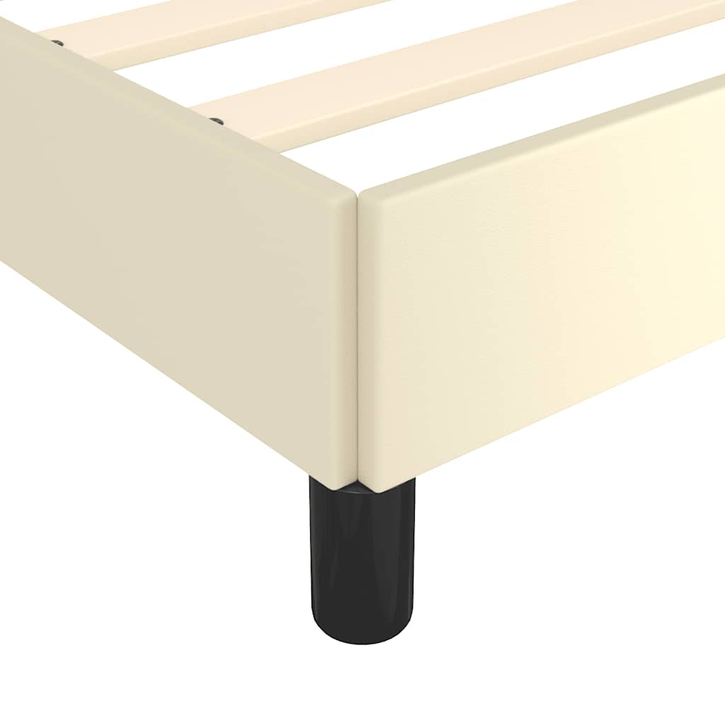Giroletto con Testiera senza Materasso Crema 140x200 cm | homemem39