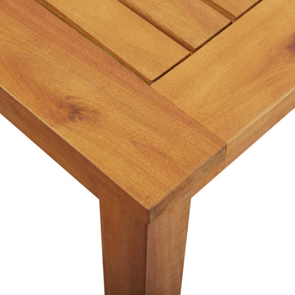 Set da Pranzo per Esterni 5pz con Cuscini Legno Massello Acacia - homemem39