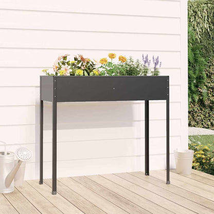 Fioriera da Giardino 100,5x40,5x90 cm Acciaio Zincato