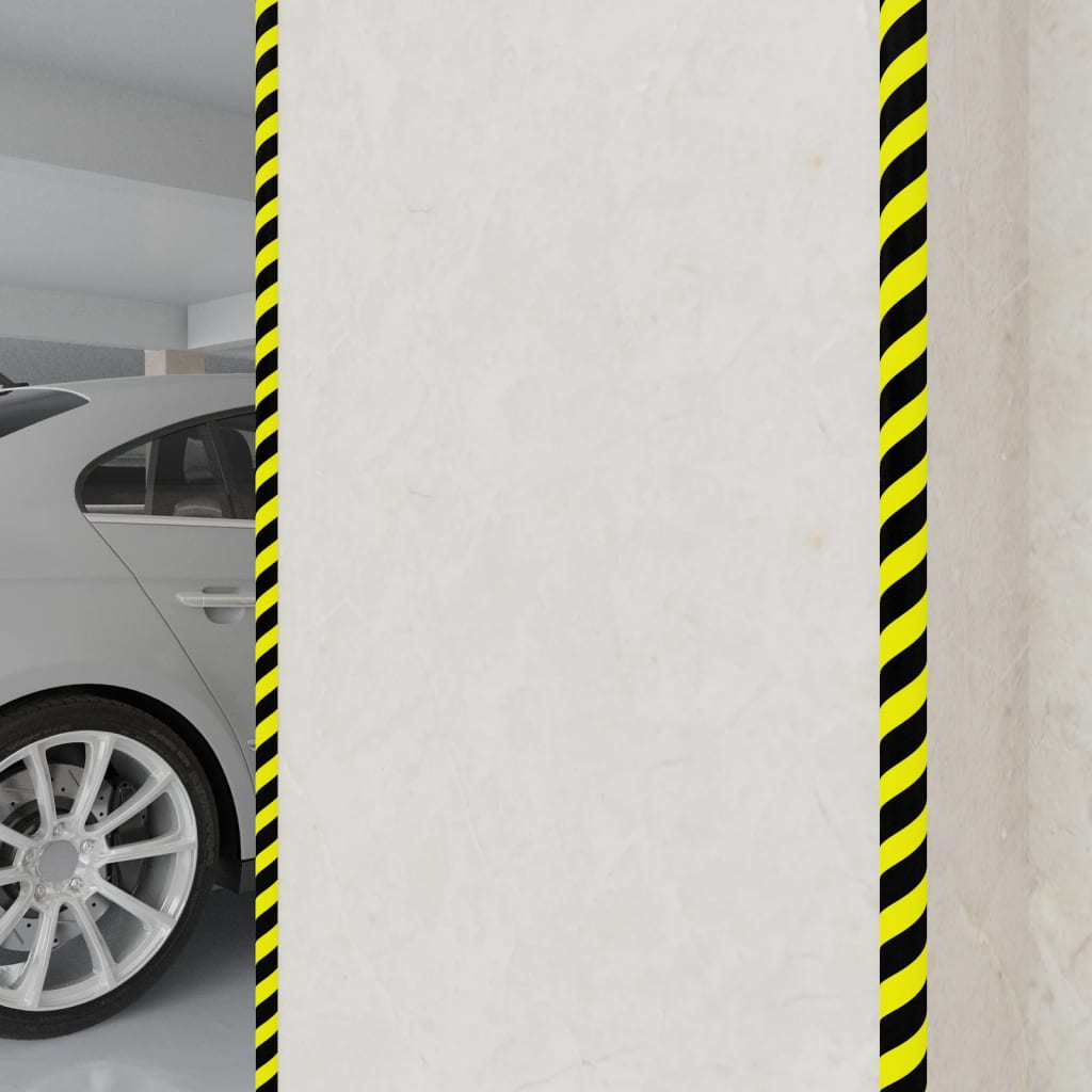 Protezioni Angoli 2pz Giallo e Nero 4x3x100 cm in PU - homemem39