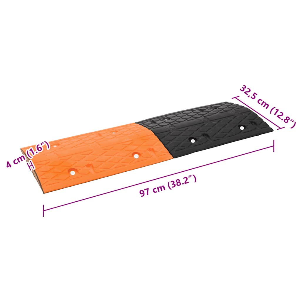 Dosso Giallo e Nero 97x32,5x4 cm in Gomma | homemem39