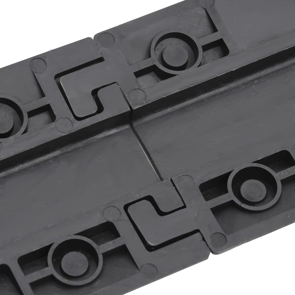 Rampe di Protezione Cavi 2pz 98,5 cm Nero | homemem39