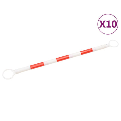 Barre Retrattili per Coni Stradali 10 pz ABS 116-197 cm | homemem39