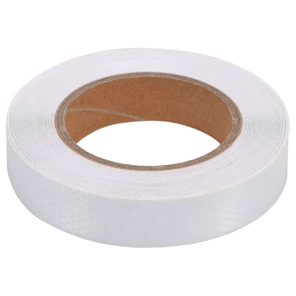 Nastro Riflettente bianco 2,5 cm x 20 m PVC | homemem39