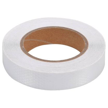 Nastro Riflettente bianco 2,5 cm x 20 m PVC | homemem39