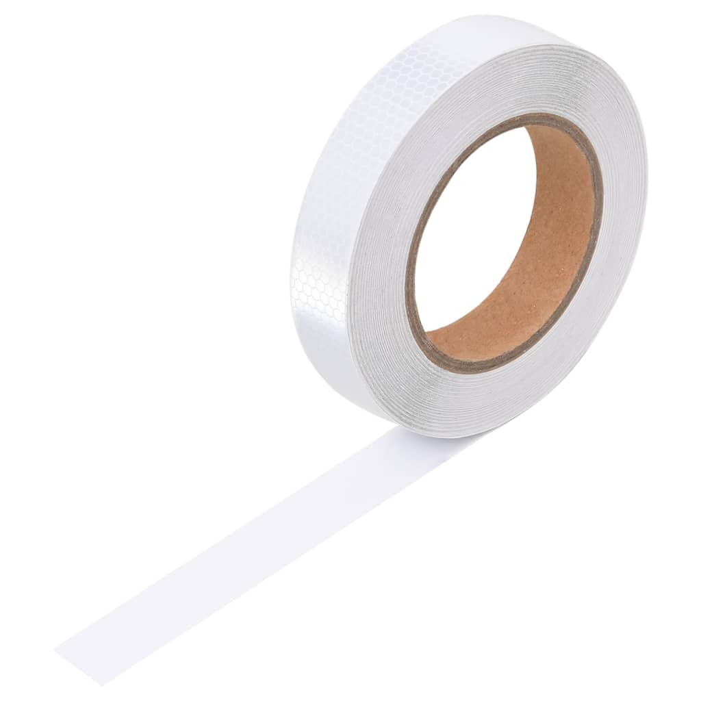 Nastro Riflettente bianco 2,5 cm x 20 m PVC | homemem39