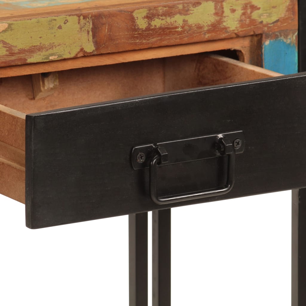 Tavolo Consolle 110x30x76 cm in Legno Massello Riciclato | homemem39