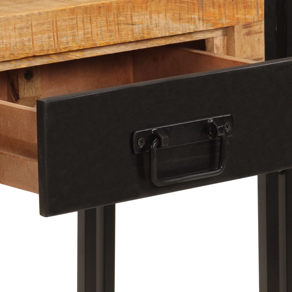 Tavolo Consolle 110x30x76 cm in Legno Massello di Mango - homemem39