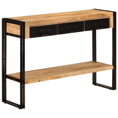 Tavolo Consolle 110x30x76 cm in Legno Massello di Mango - homemem39