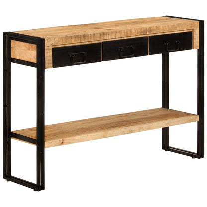 Tavolo Consolle 110x30x76 cm in Legno Massello di Mango - homemem39