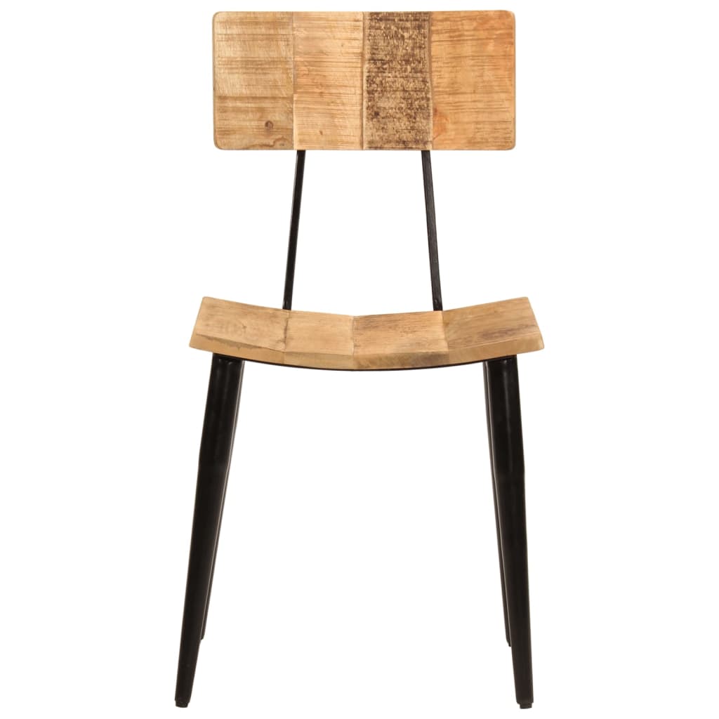 Sedie da Pranzo 2 pz 44x40x80 cm Legno Massello di Mango | homemem39