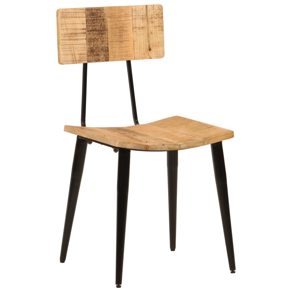 Sedie da Pranzo 2 pz 44x40x80 cm Legno Massello di Mango | homemem39