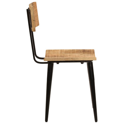 Sedie da Pranzo 2 pz 44x40x80 cm Legno Massello di Mango | homemem39