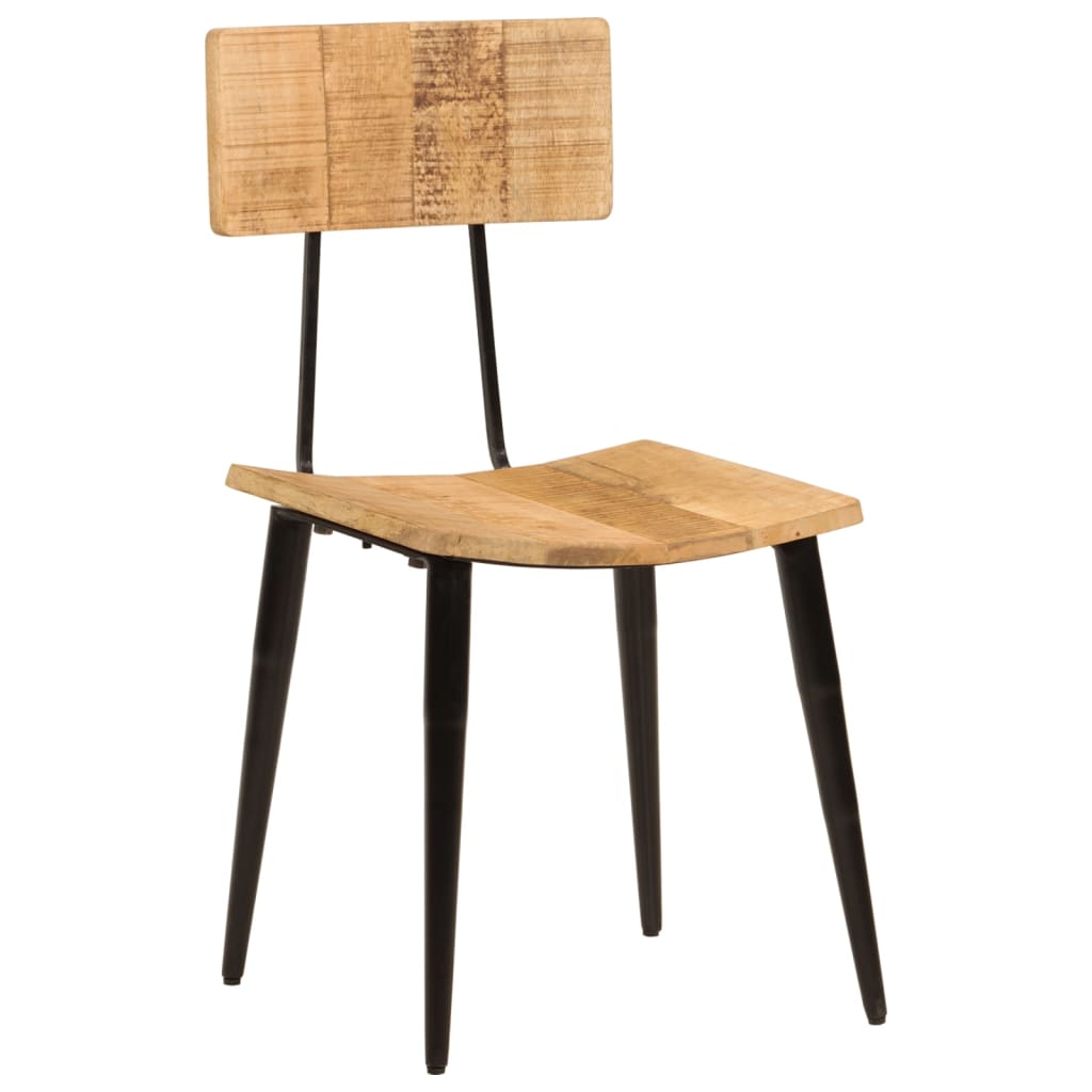 Sedie da Pranzo 2 pz 44x40x80 cm Legno Massello di Mango | homemem39
