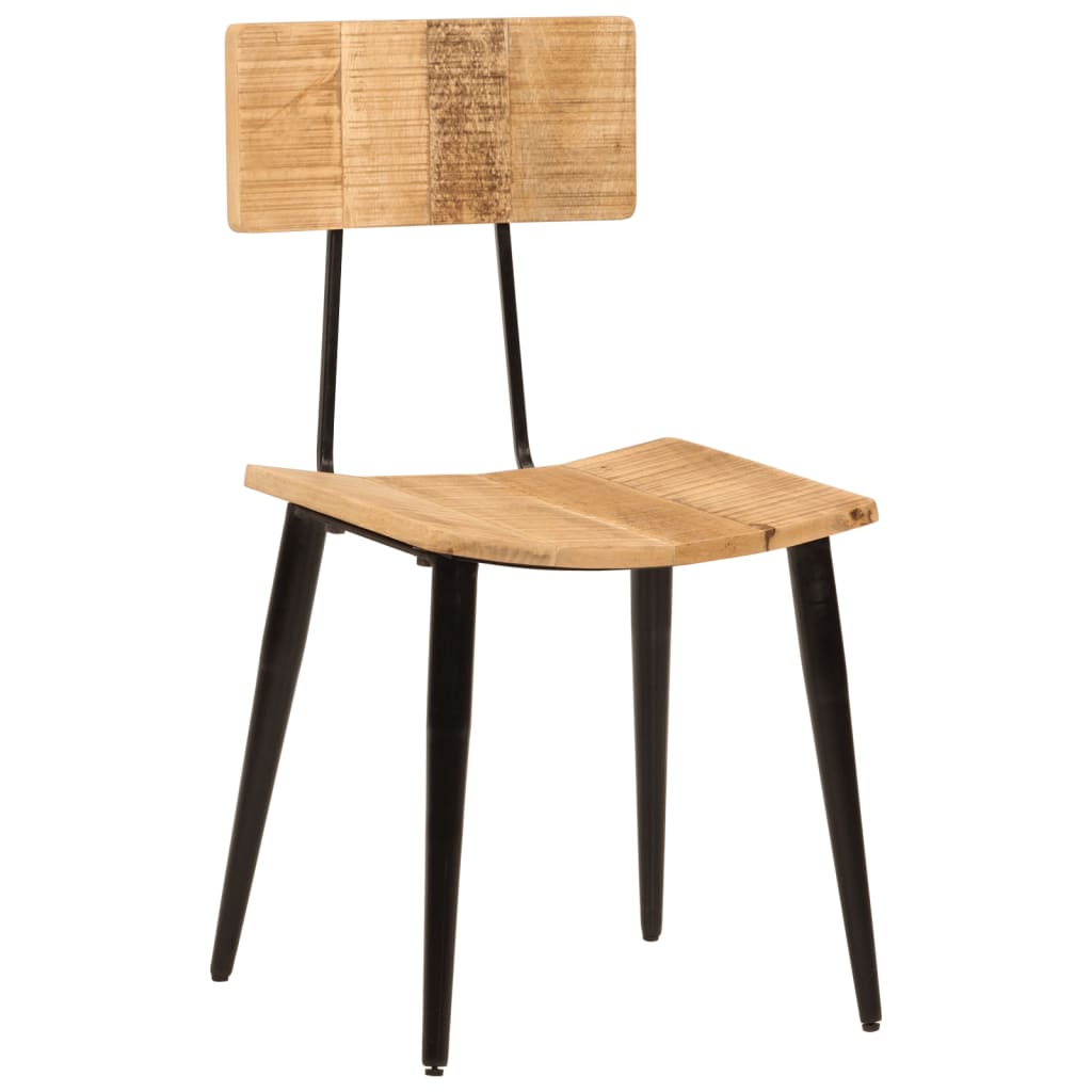 Sedie da Pranzo 2 pz 44x40x80 cm Legno Massello di Mango | homemem39