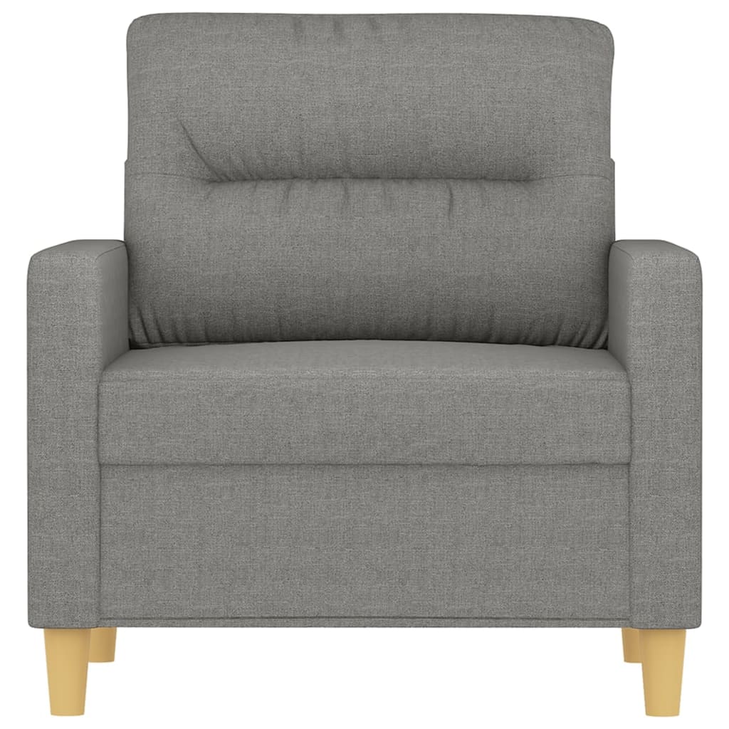 Poltrona Grigio Scuro 60 cm in Tessuto | homemem39