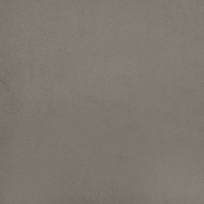 Divano a 2 Posti Grigio Chiaro 140 cm in Velluto | homemem39