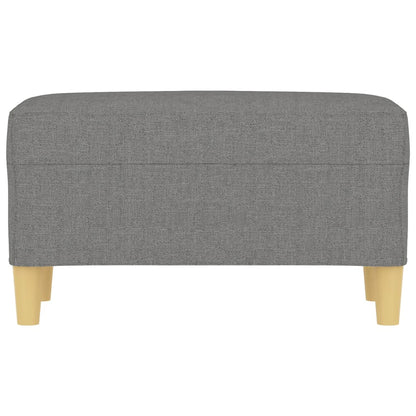 Panca Grigio Scuro 70x35x41 cm in Tessuto