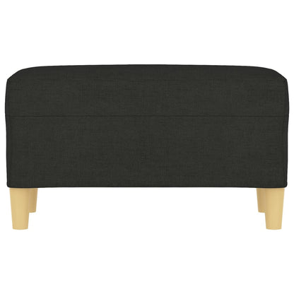 Panca Nero 70x35x41 cm in Tessuto - homemem39