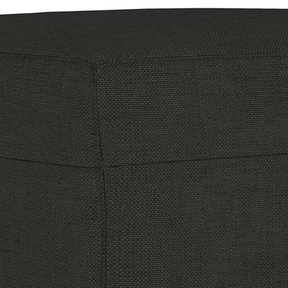 Panca Nero 70x35x41 cm in Tessuto - homemem39