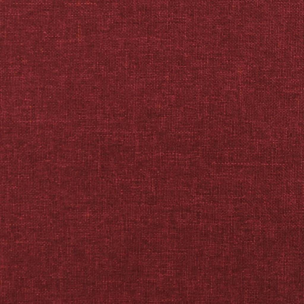 Panca Rosso Vino 70x35x41 cm in Tessuto - homemem39