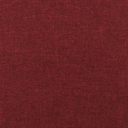 Panca Rosso Vino 70x35x41 cm in Tessuto - homemem39