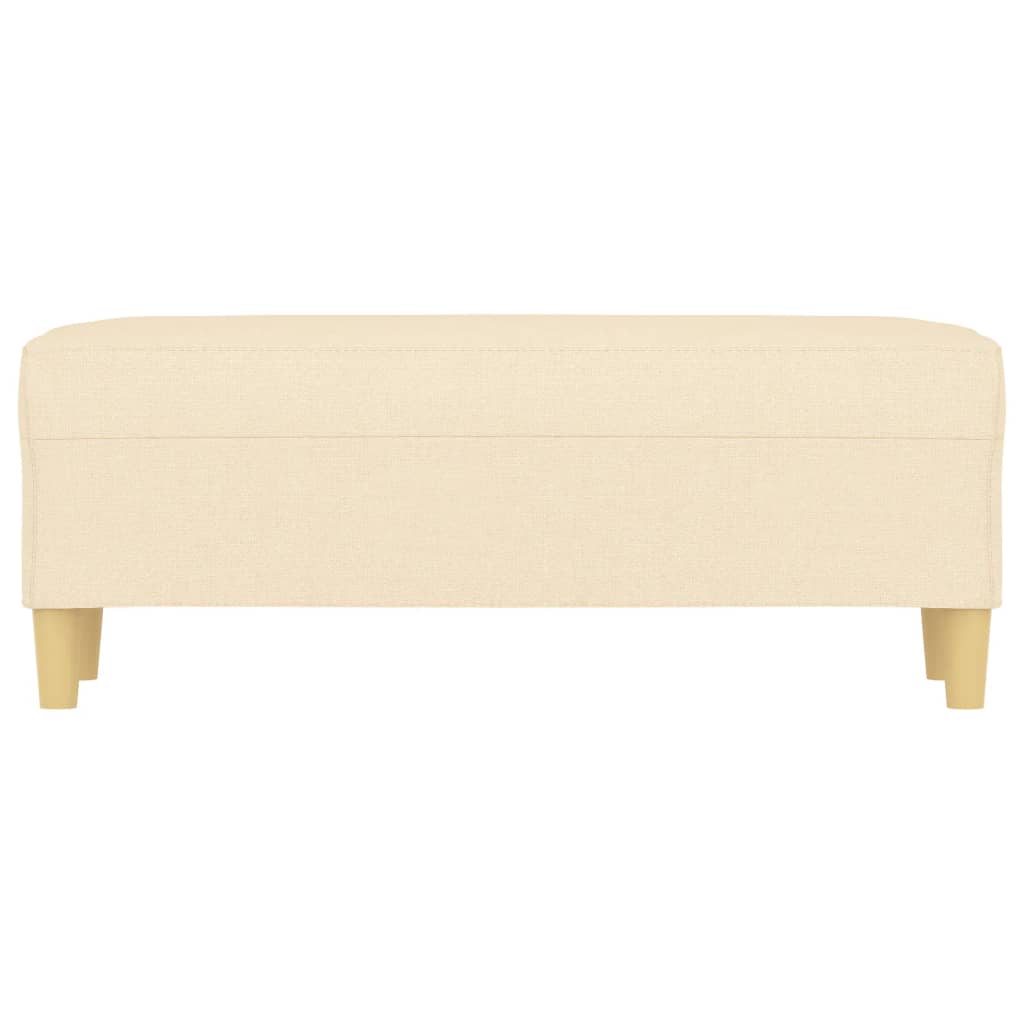 Panca Crema 100x35x41 cm in Tessuto - homemem39