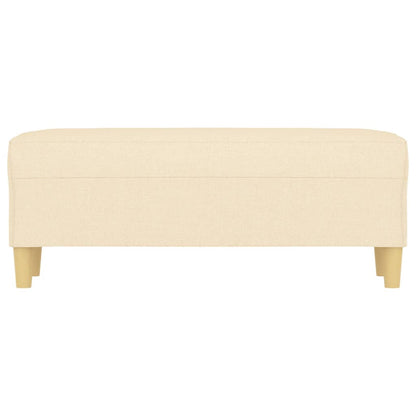 Panca Crema 100x35x41 cm in Tessuto - homemem39