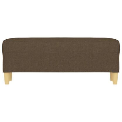 Panca Marrone 100x35x41 cm in Tessuto - homemem39