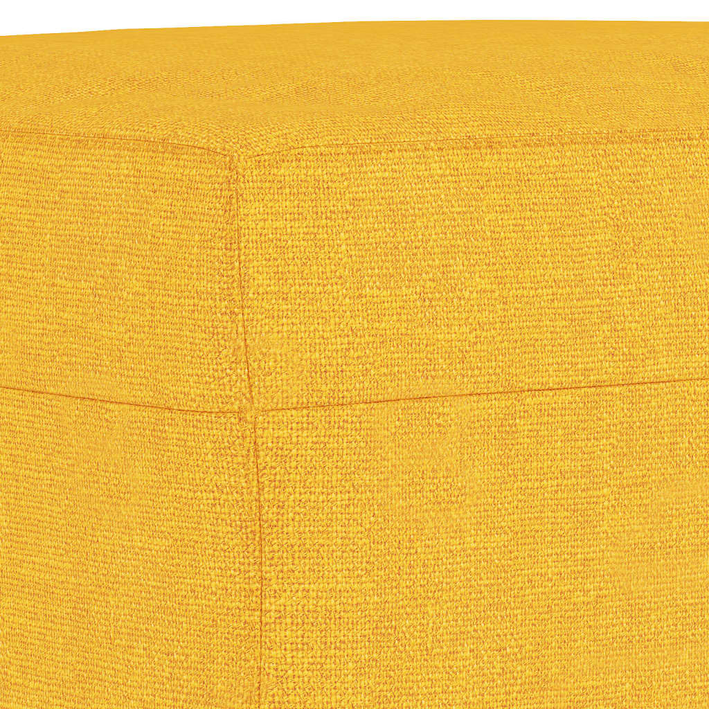 Panca Giallo Chiaro 100x35x41 cm in Tessuto - homemem39