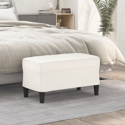 Panca Crema 70x35x41 cm in Similpelle