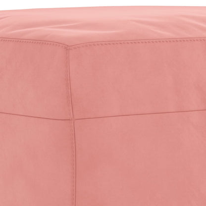 Panca Rosa 70x35x41 cm in Velluto - homemem39