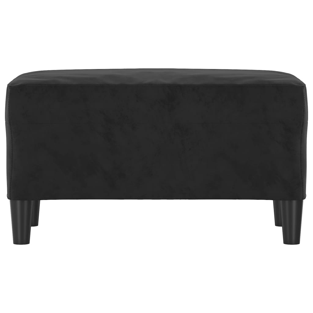 Panca Nera 70x35x41 cm in Velluto - homemem39