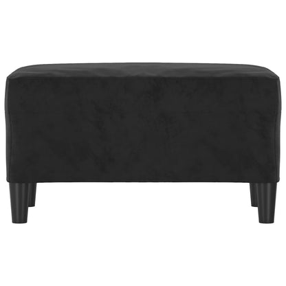 Panca Nera 70x35x41 cm in Velluto - homemem39