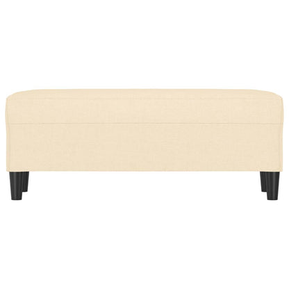Panca Crema 100x35x41 cm in Tessuto