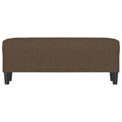 Panca Marrone 100x35x41 cm in Tessuto