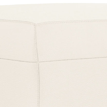 Panca Crema 100x35x41 cm in Similpelle