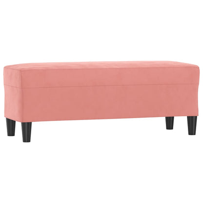 Panca rosa 100x35x41 cm in Velluto - homemem39